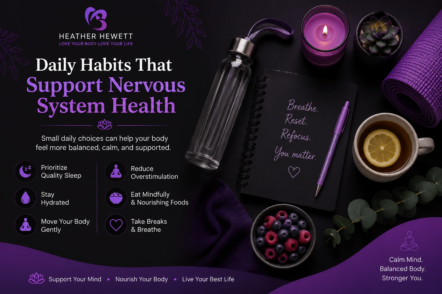 Daily habits for a balanced life