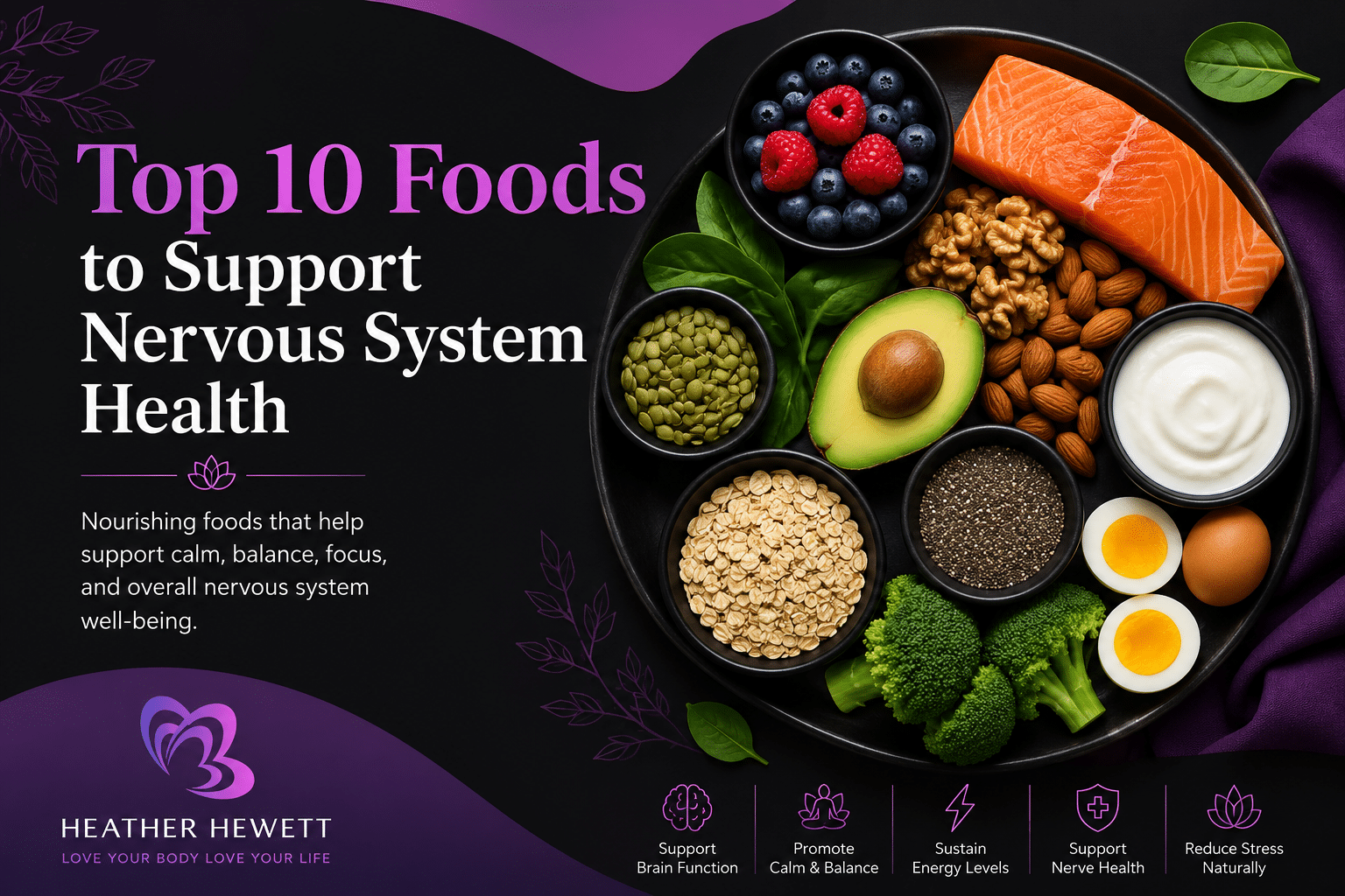 Top 10 foods for nervous system health