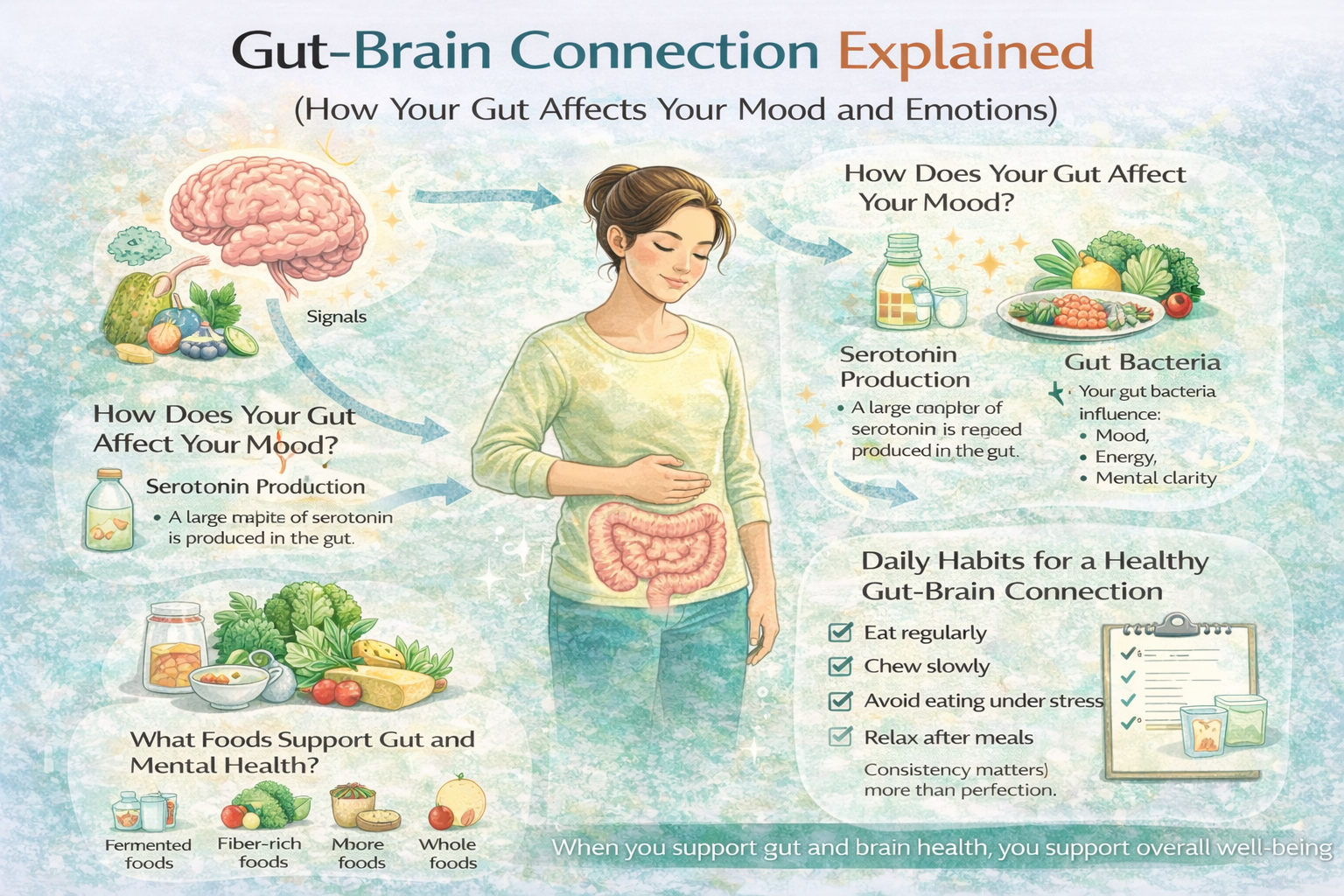 Gut-Brain Connection Explained (How Your Gut Affects Your Mood and Emotions)