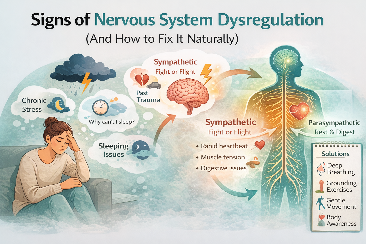 Signs of Nervous System Dysregulation (And How to Fix It Naturally)