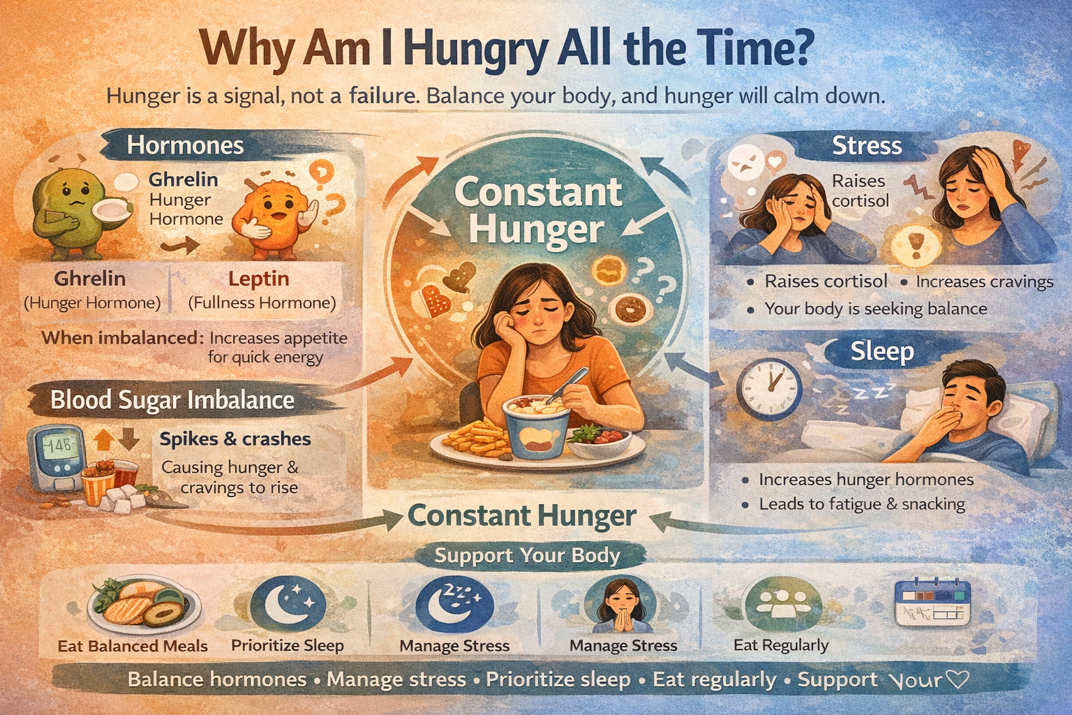 why am i always hungry