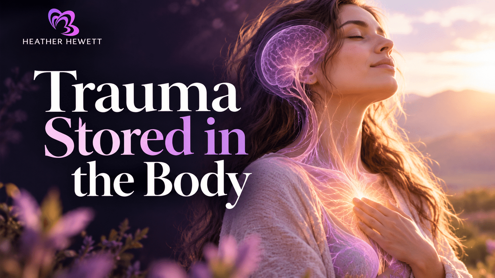 Woman experiencing the effects of trauma stored in the body and nervous system