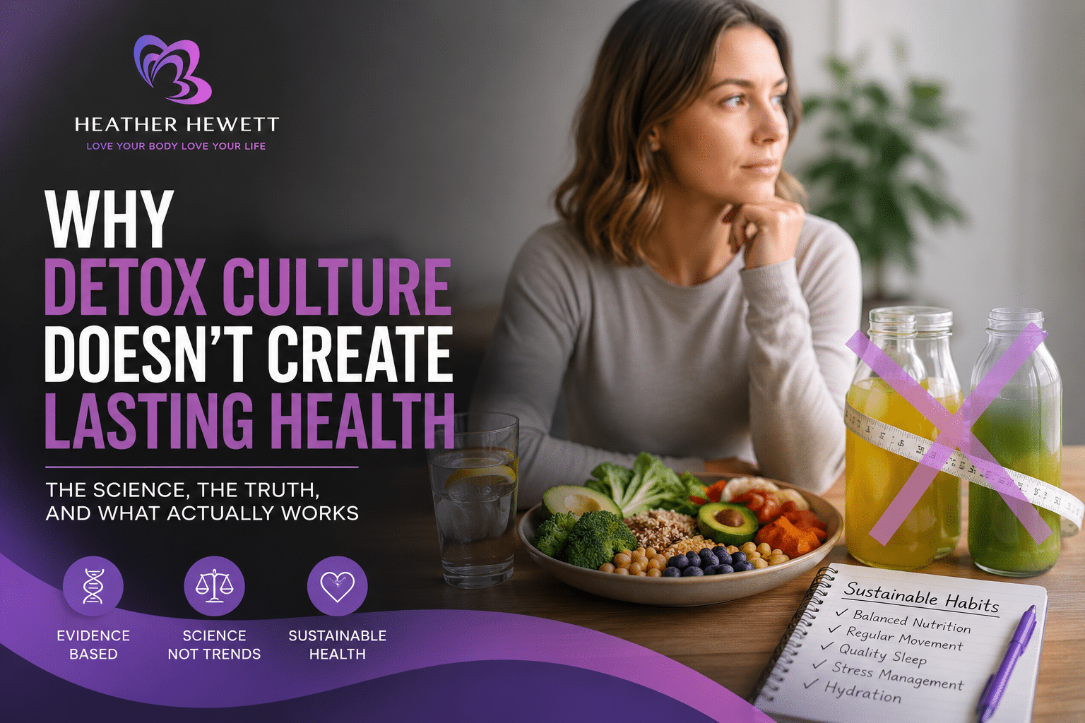 Why Detox Culture Doesn't Create Lasting Health