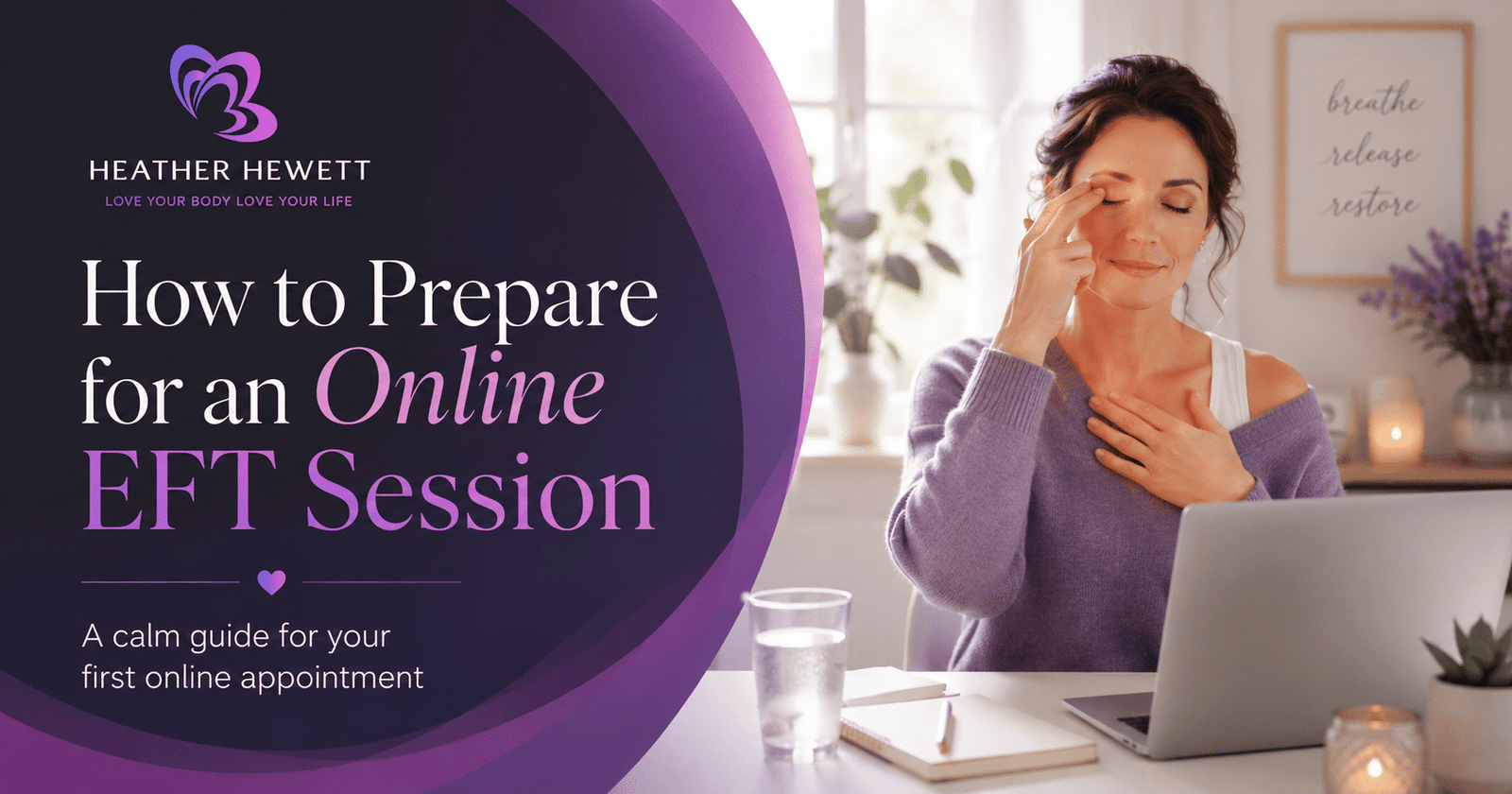 How to prepare for an online EFT session